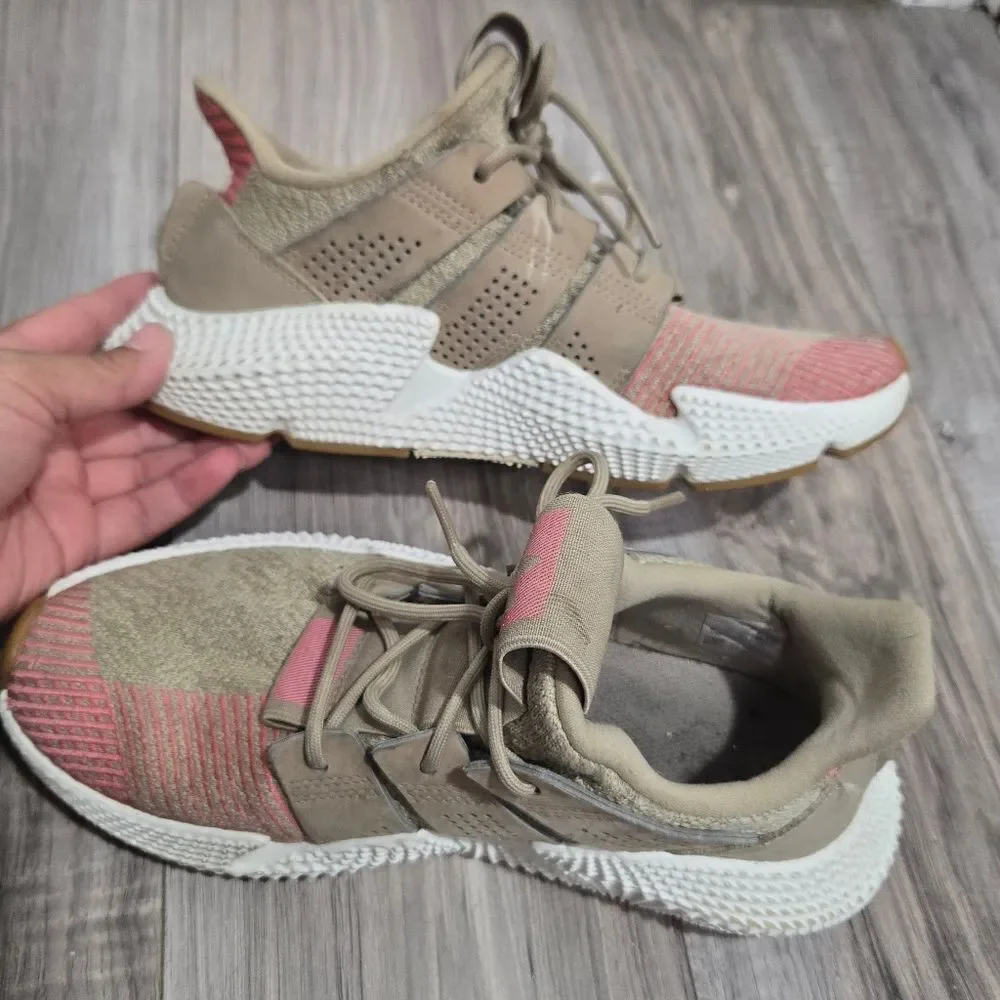 ADIDAS PROPHERE TRACE KHAKI CARGO BEIGE Pink SIZE 6 Men Or 7.5 Women
